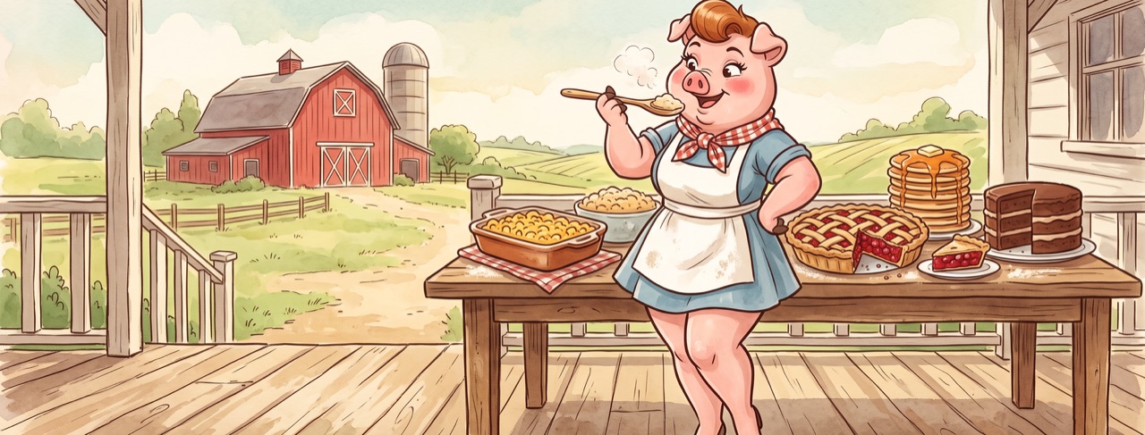 Dottie the pig — cover art